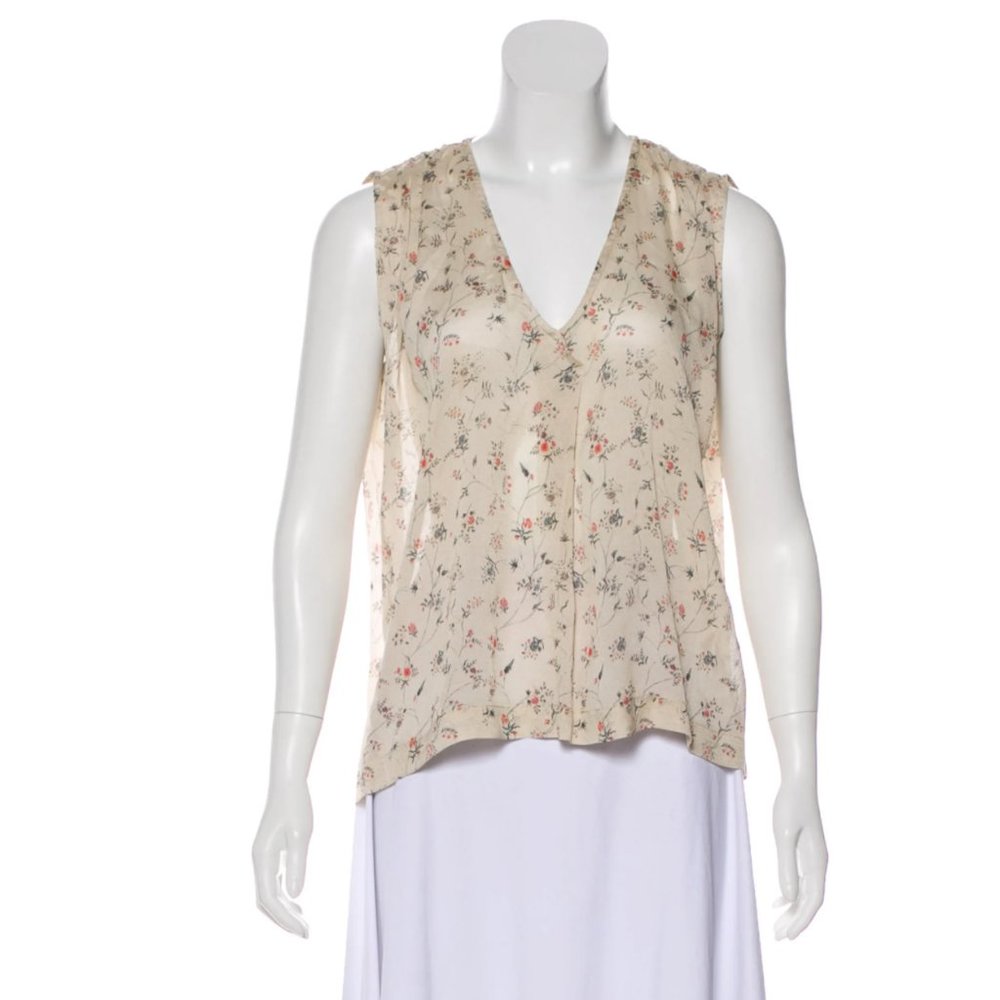 ISABEL MARANT silk floral top